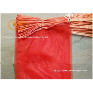 Plastic Vegetable Net Bag Machine , Mesh Bag Packing Machine Long Life