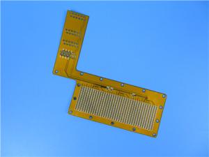 China 2 Layer Flexible Printed Circuit PCB (FPC) Built on Polyimide for the application of PLC Control on sale