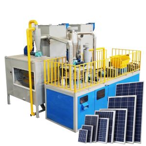 Eco-friendly Solar Panel Recycling Machine for Energy Mining Capacity 200-1000kg