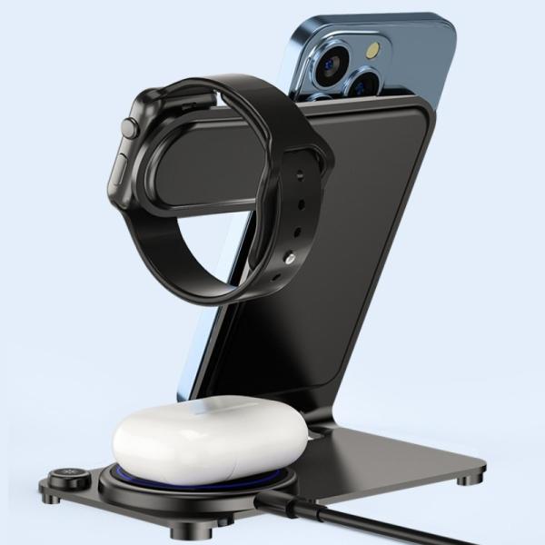 Aluminum Alloy Apple Watch Fast Charger With 3W Output Power And Wireless