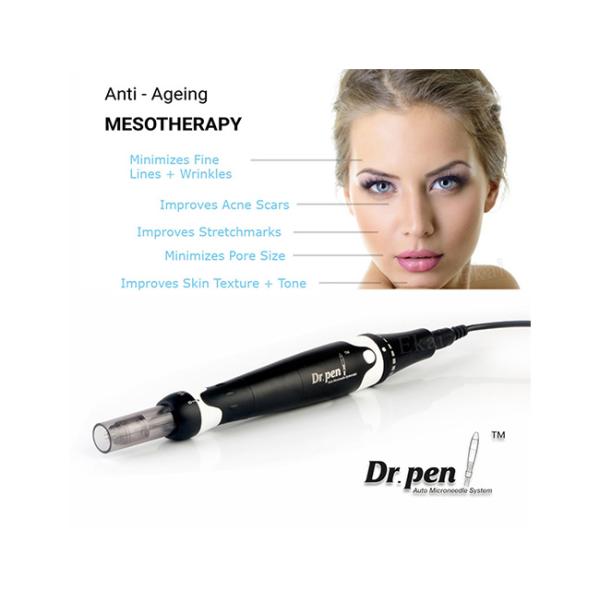 Dr Pen Dermapen A7 Auto Microneedle System Adjustable Needle Lengths 0.25mm - 2.5mm Electric Stamp