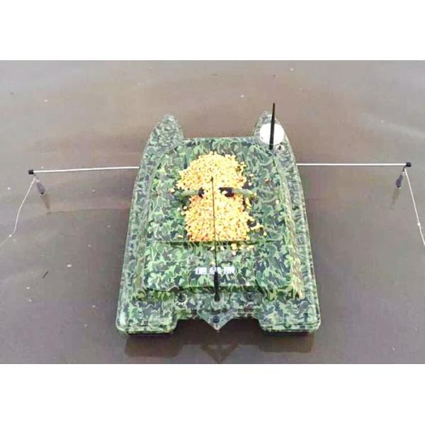 Quality Remote Control Catamaran Bait Boat DEVC-308M3 camouflage ABS Engineering for sale