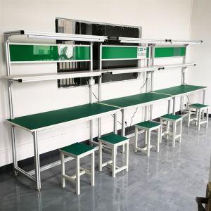 Customizable ESD Workbench with Steel and Aluminum Construction for Industrial