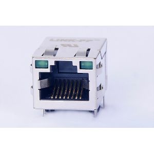 IEEE 802.3 USB Magnetic RJ45 Jack Tab Down RoHS With Integrated Transformer 0817