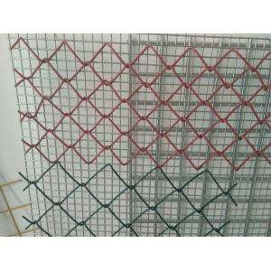 Wholesale PVC Coated Galvanized Chain Link Fence System 3.0mm - 4.76mm Security For Agriculature from china suppliers