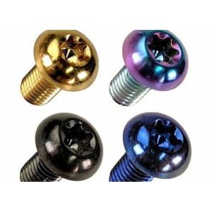 Custom M6 M10 Titanium Wheel Bolt LUG Ball collar Bolt Gr2 Gr5 TA2 TC4 Anodized