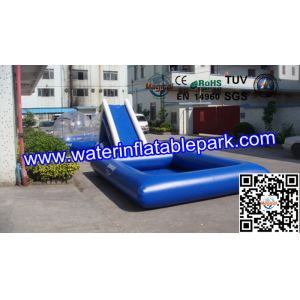 Exciting Inflatable Water Slide with Pool and Water Ball