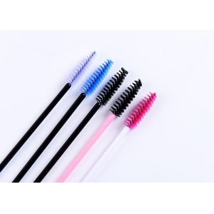 Eyelash Spiral Mascara Wand Brush , Disposable Eyelash Wands Plastic Material