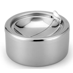 Wholesale Wind Proof Cigarette Ashtray Silver Windproof smoking ashtray from china suppliers