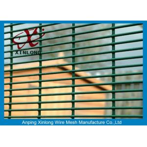 Anti - Climb Jail 358 Chain Link Fence Security / Construction Safety Fence