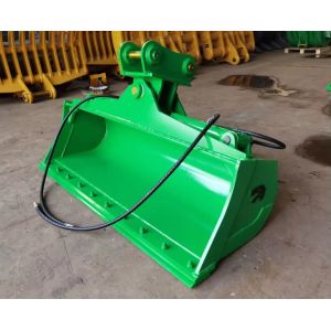 Q355/460 Excavator Mud Bucket Customized Design With Bolt-On Bucket Blade