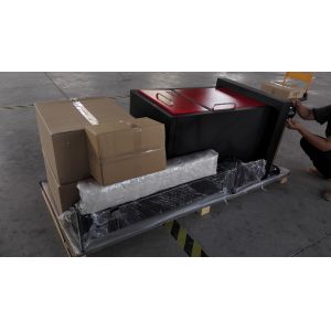 Car wheel balancing and wheel alignment machine for garage