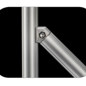 DYJ28-B09 45 Inner Type Aluminum Tube Connector for Lean System