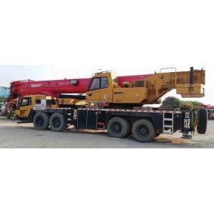 China Sany Used Truck Crane With 80 Ton Lifting Load 80km/H Speed on sale