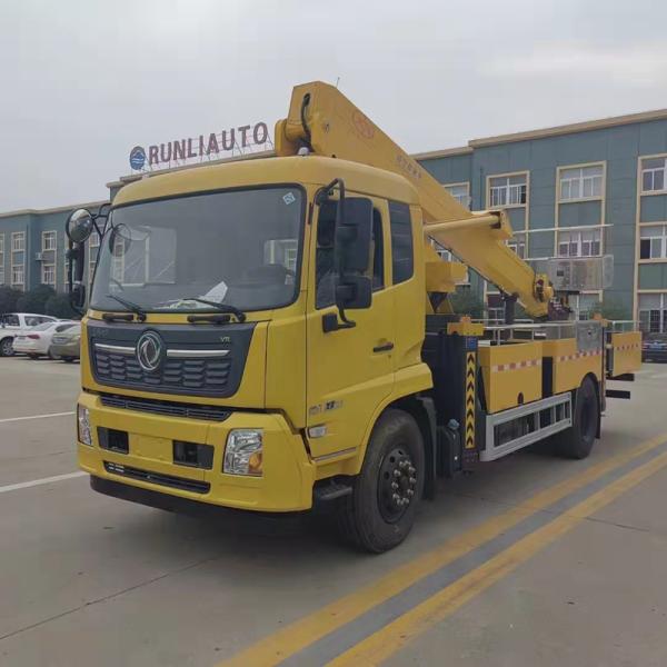 Kingrun Double Row Aerial Lift Work Trucks Straight Arm Hoisting Machinery