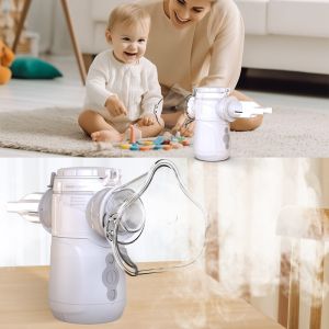 Portable Pediatric Mesh Nebulizer with Ultra Fine Particle Delivery