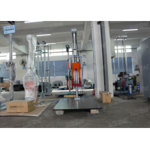 Double Column Guide Packaging Drop Test Machine With ISO And CE Certification