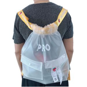 Hot Sales Factory PEVA Reusable Drawstring Bag eco Friendly Packaging Bag