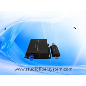 4Port USB3.0 over dual or single SM/MM fiber to 250m for industrial printer