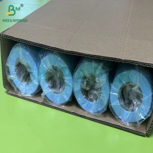 80gsm Two Sides Blue Engineering CAD Printing Blueprint Paper 620mm X 50m