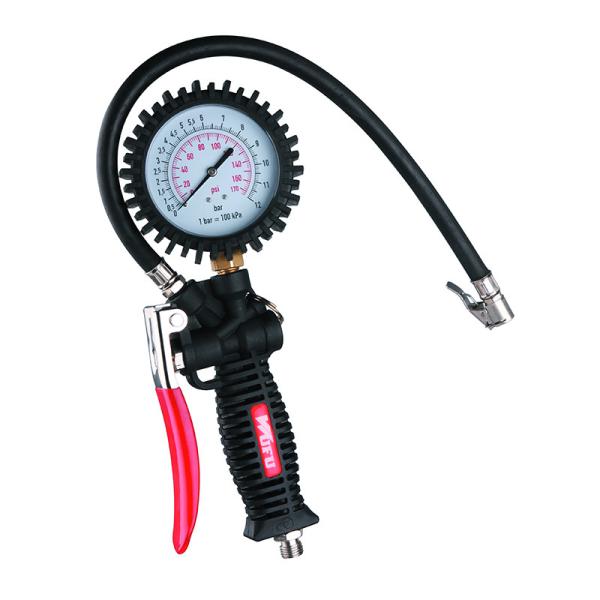Mechanical gauge Tire Inflating Gun Spray Tools For Blow Dust Away Chrome Plated