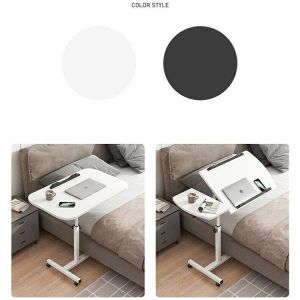 General Height Adjustable Manual Lifting Tea Desk White Coffee Table for Office