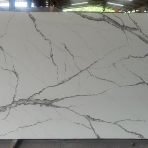 Customized Polished Honed Quartz Stone Slab Countertop Engineered Stone Quartz