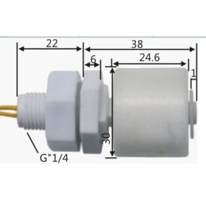 vertical installation float level switch, ideal for water