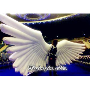 Large Holy White Inflatable Wings Costumes for Activity and Party