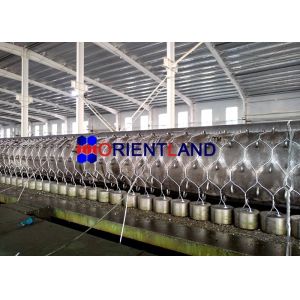 Zn+Al Coating Gabion Baskets Dimensions 3 X 1 X 0.5 M And Mesh Size 6x8