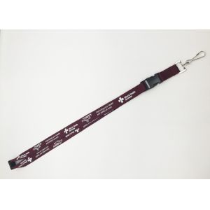 Promotions customized silk-screened printed polyester Lanyards for events