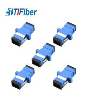 Flange Coupler Fiber Optic Adapter APC UPC SC Simplex Adapter