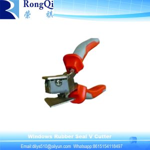 China Manual Rubber Seal V Notch Shears on sale