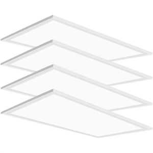 Aluminum Appearance LED Panel Lights with Dimmable Option, 0-10V Dimmable, IP44,