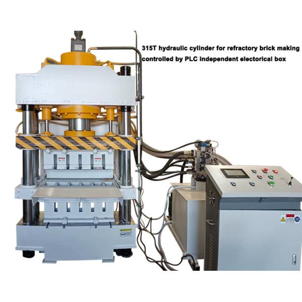 315T Hydraulic Refractory Brick Machine 1000x500mm Customizable Size Master Cylinder