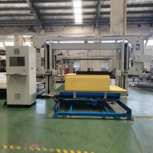 CNC Foam Vertical Cutting Machine Circulating Cutter For Flexible PU Foam