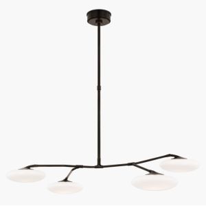 Vsual Comfort Brindille Large Four Light Chandelier CD 5014