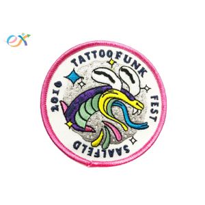 Custom Badge Iron On Embroidered Patches , Personalized Iron On Patches