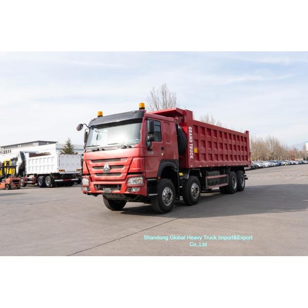 HOWO Dump Truck Tipper Truck with 400L Fuel Tank EURO II/III Emission Standard