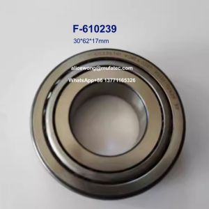 F-610239.TR1 Automobile Differential Bearings 30x62x17mm Inch Taper Roller