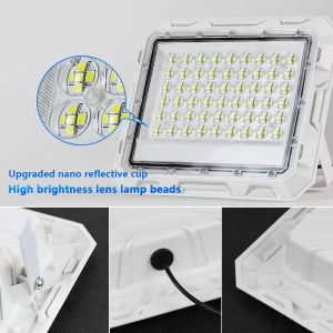 100w Waterproof Polysilicon Solar Powered Security Light With Remote Control