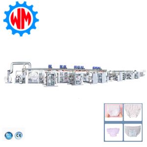 Wholesale High Efficiency Full Servo Sanitary Pad Menstrual Panties Making Machine with CE from china suppliers