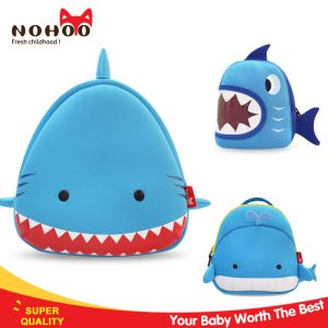 10L Personalized Blue Shark Backpacks For Kids Neoprene Material