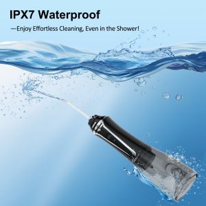 300ml Ipx7 Cordless Teeth Oral Irrigator Portable Dental Floss Tooth Cleaner