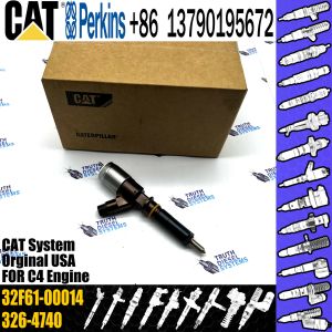 Diesel engine fuel injector 3204740 326-4756 32F61-00014 for Caterpillar C6.4 C4