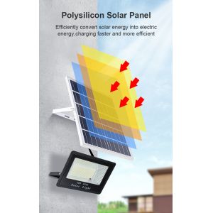 Polycrystalline Silicon Solar Panel Dusk To Dawn Flood Lights for Stadium Street