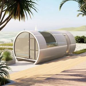 Customized Steel Structure Apple Cabin Mobile House aluminum panel Apple cabin