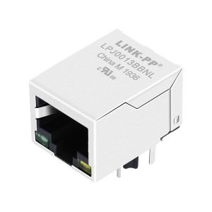 Wholesale LU1S041X-43_20LF RJ45 Connector WITH 10/100M MAGNETICS LEDS LPJ0013BBNL from china suppliers
