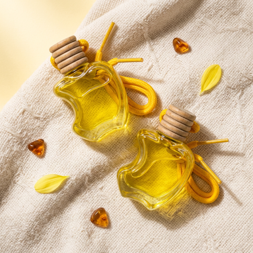 Anding 8ml Hanging Diffuser Bottle Automatic Diffuser Refill Empty Glass Mini Car Perfume Hanging Diffuser Bottle