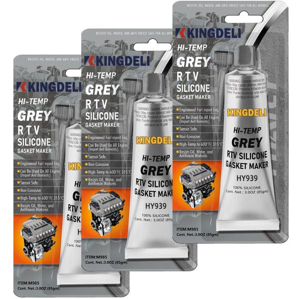 Grey RTV Gasket Maker Silicone Sealant UV Resistant For Auto Pump